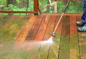 Clean your decking